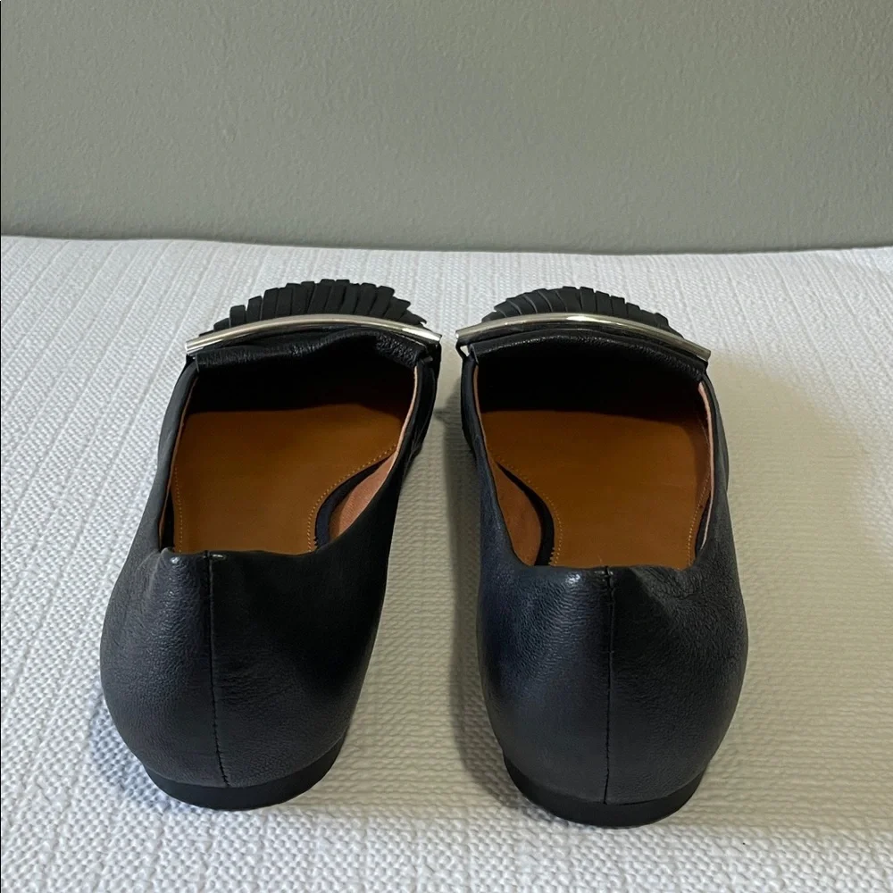 Franco Sarto. Black Leather Women's Flat Shoes. Size 8.5 - Picture 8 of 8
